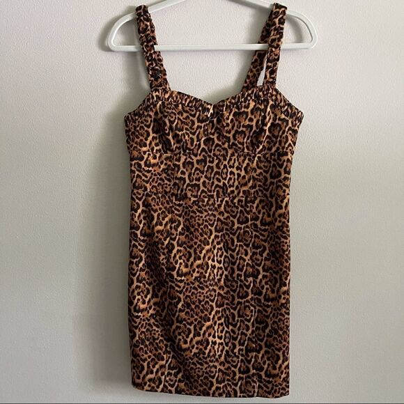 NWOT Zara lepord print dress size small - Picture 1 of 4